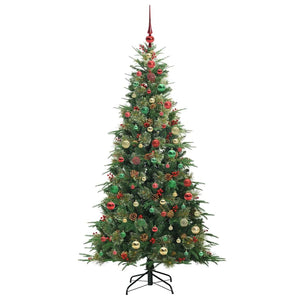 Albero di Natale Artificiale con Rami Pieghevoli Verde 180 cm 3397427