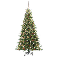 Albero di Natale Artificiale con Rami Pieghevoli Verde 210 cm 3397430