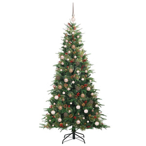 Albero di Natale Artificiale con Rami Pieghevoli Verde 210 cm 3397430