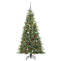 Albero di Natale Artificiale con Rami Pieghevoli Verde 210 cm 3397431