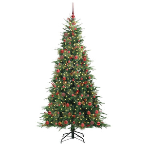 Albero di Natale Artificiale con Rami Pieghevoli Verde 210 cm 3397432