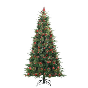 Albero di Natale Artificiale con Rami Pieghevoli Verde 210 cm 3397432