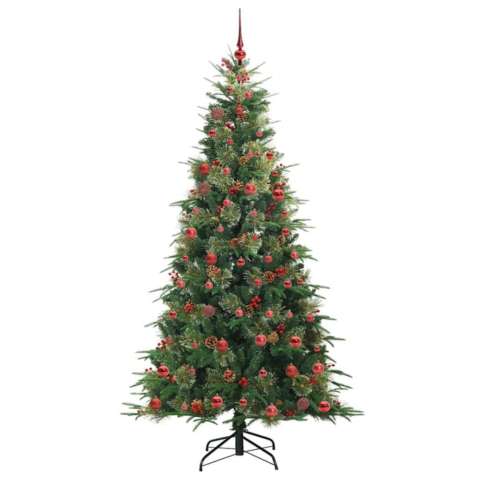 Albero di Natale Artificiale con Rami Pieghevoli Verde 210 cm 3397432