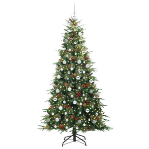 Albero di Natale Artificiale con Rami Pieghevoli Verde 210 cm 3397437