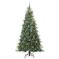 Albero di Natale Artificiale con Rami Pieghevoli Verde 210 cm 3397439
