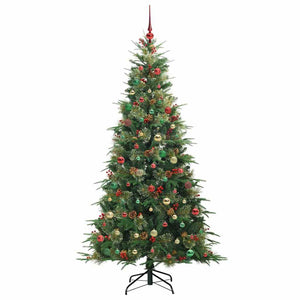 Albero di Natale Artificiale con Rami Pieghevoli Verde 210 cm 3397440