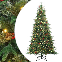 Albero di Natale Artificiale con Rami Pieghevoli Verde 240 cm 3397441