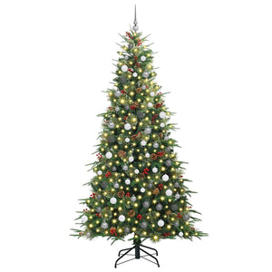 Albero di Natale Artificiale con Rami Pieghevoli Verde 240 cm 3397444