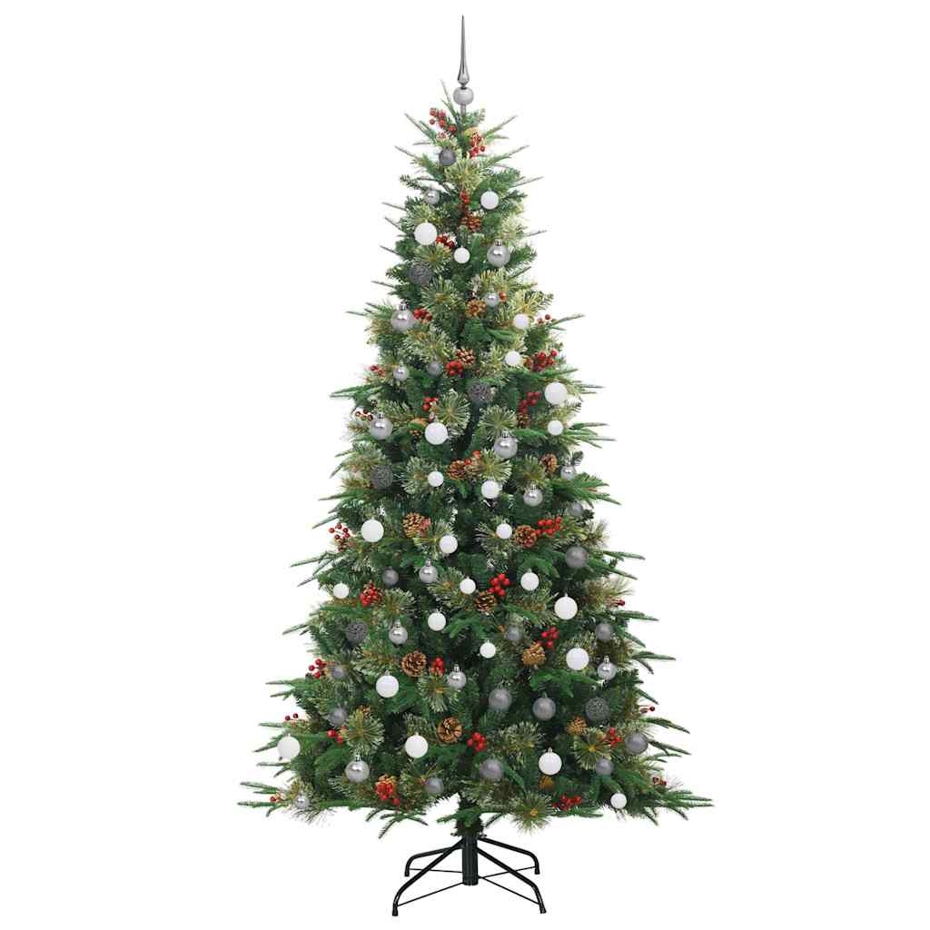 Albero di Natale Artificiale con Rami Pieghevoli Verde 240 cm 3397444