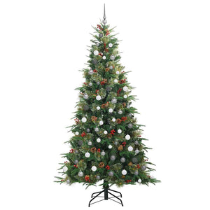 Albero di Natale Artificiale con Rami Pieghevoli Verde 240 cm 3397444