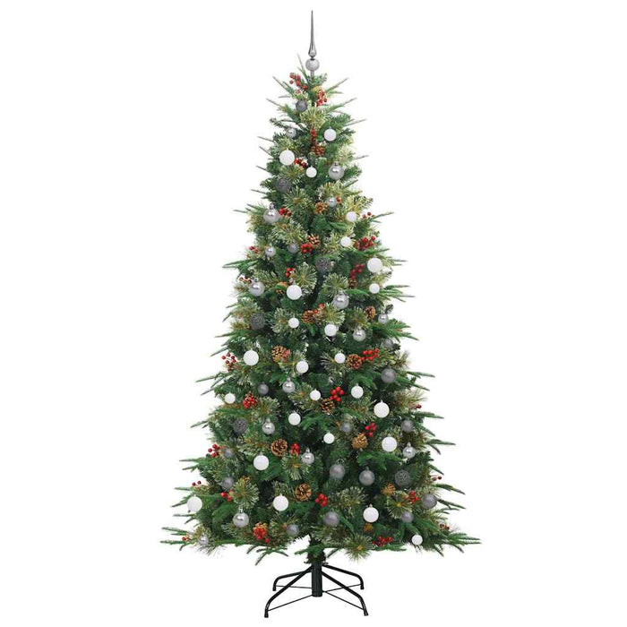 Albero di Natale Artificiale con Rami Pieghevoli Verde 240 cm 3397444