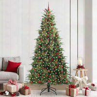 Albero di Natale Artificiale con Rami Pieghevoli Verde 240 cm 3397445