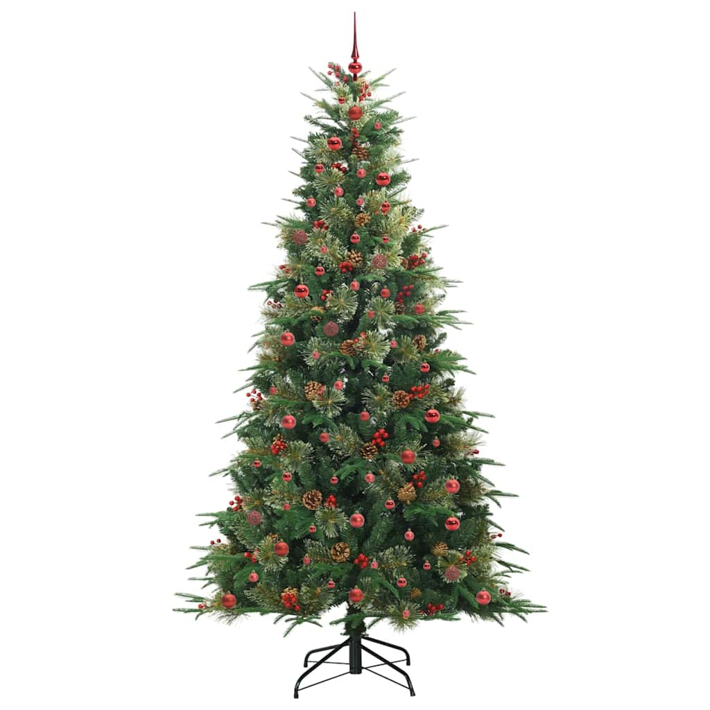 Albero di Natale Artificiale con Rami Pieghevoli Verde 240 cm 3397445