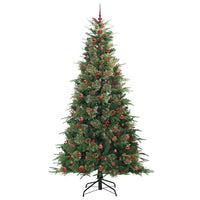 Albero di Natale Artificiale con Rami Pieghevoli Verde 240 cm 3397445