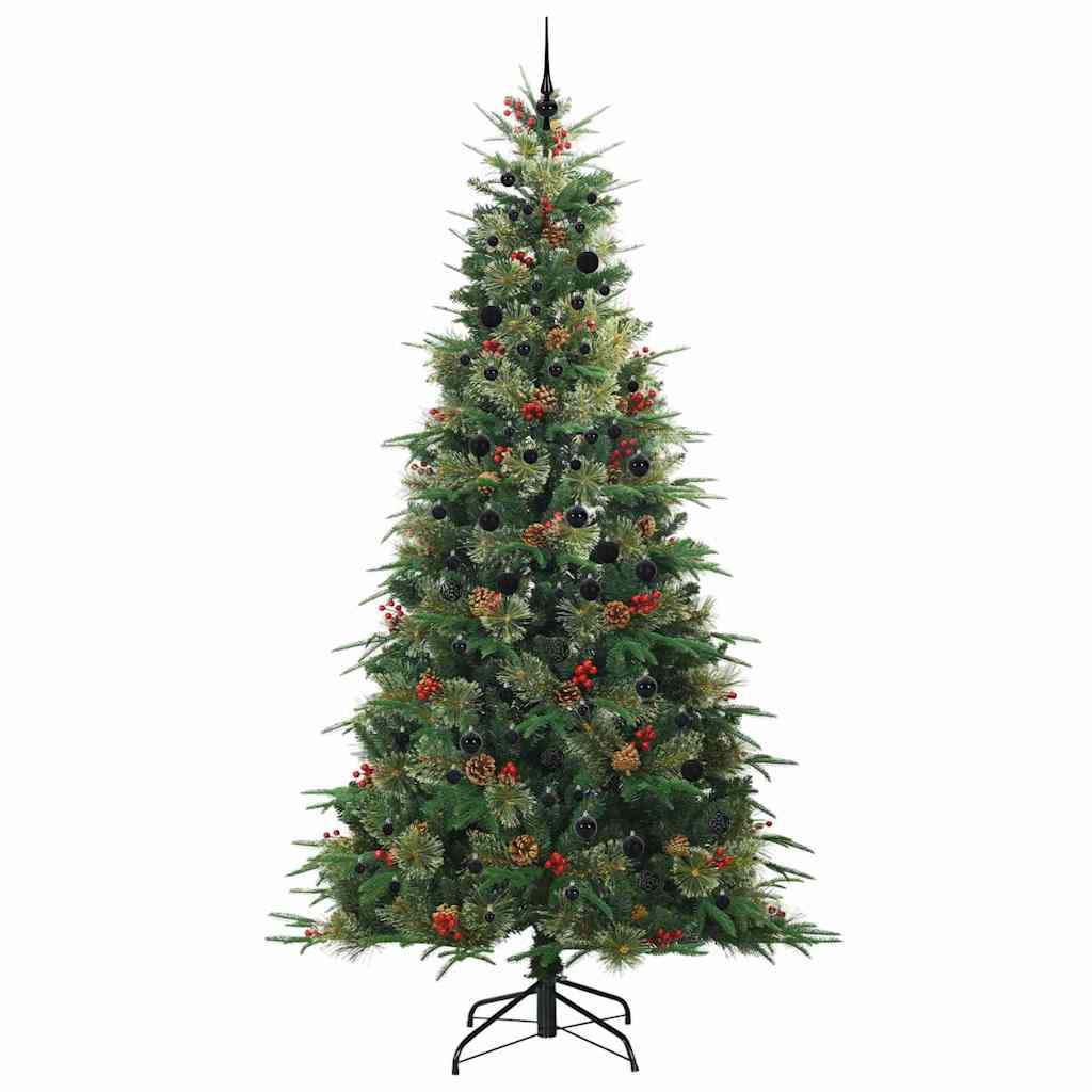 Albero di Natale Artificiale con Rami Pieghevoli Verde 240 cm 3397446