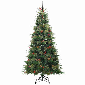 Albero di Natale Artificiale con Rami Pieghevoli Verde 240 cm 3397446