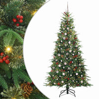 Albero di Natale Artificiale con Rami Pieghevoli Verde 240 cm 3397447