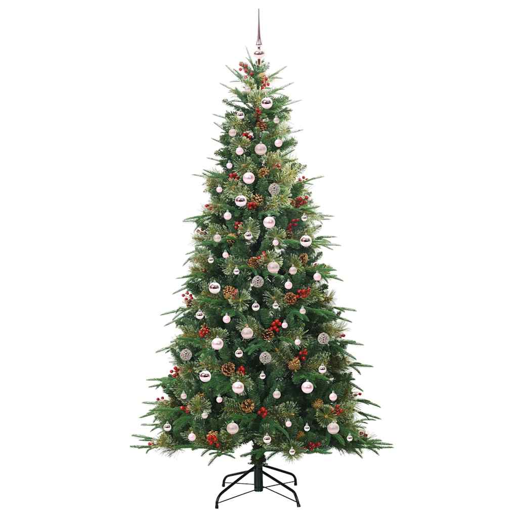 Albero di Natale Artificiale con Rami Pieghevoli Verde 240 cm 3397447