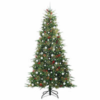 Albero di Natale Artificiale con Rami Pieghevoli Verde 240 cm 3397448