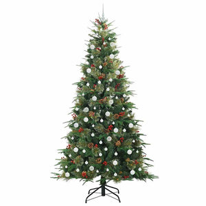 Albero di Natale Artificiale con Rami Pieghevoli Verde 240 cm 3397448