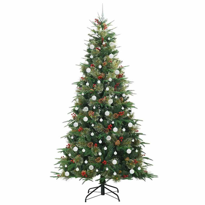 Albero di Natale Artificiale con Rami Pieghevoli Verde 240 cm 3397448
