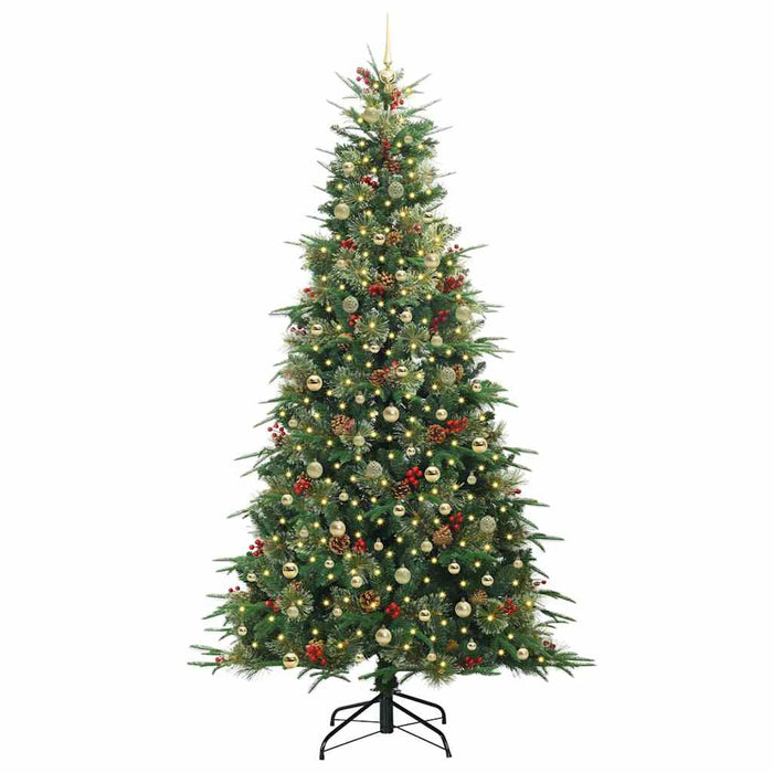 Albero di Natale Artificiale con Rami Pieghevoli Verde 240 cm 3397449