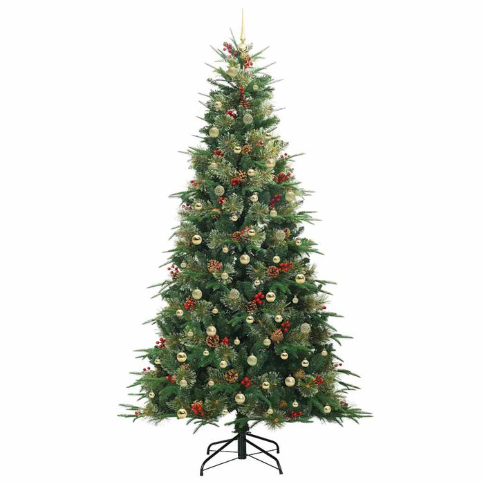 Albero di Natale Artificiale con Rami Pieghevoli Verde 240 cm 3397449