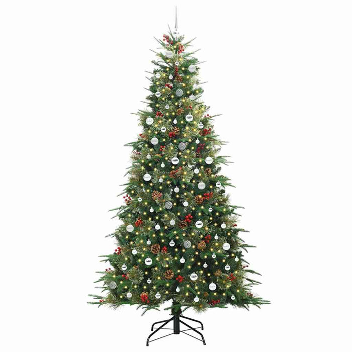 Albero di Natale Artificiale con Rami Pieghevoli Verde 240 cm 3397450