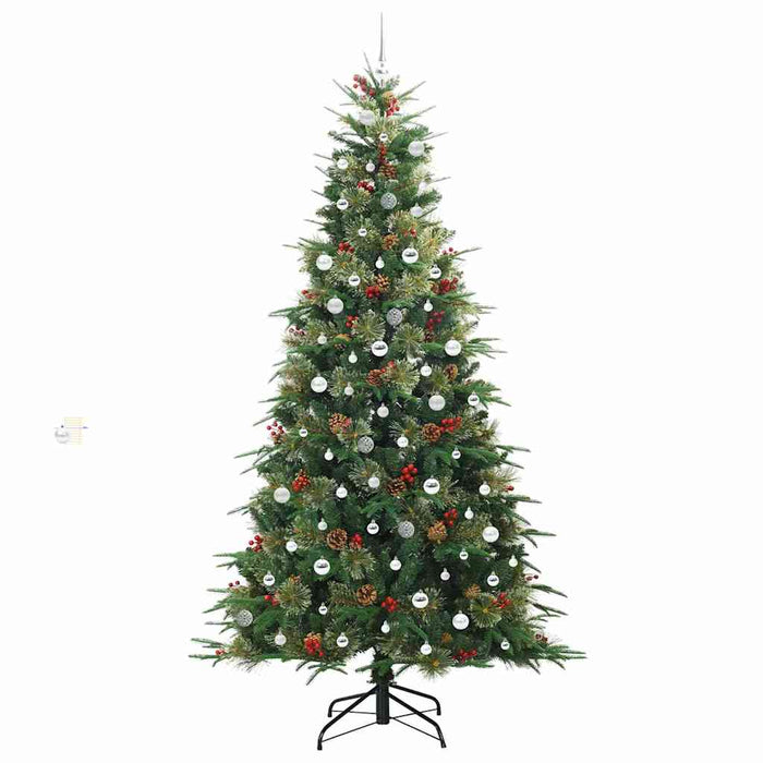 Albero di Natale Artificiale con Rami Pieghevoli Verde 240 cm 3397450