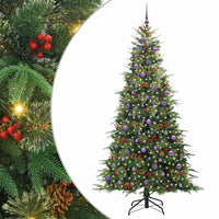 Albero di Natale Artificiale con Rami Pieghevoli Verde 240 cm 3397451