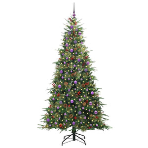 Albero di Natale Artificiale con Rami Pieghevoli Verde 240 cm 3397451