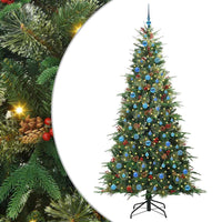 Albero di Natale Artificiale con Rami Pieghevoli Verde 240 cm 3397452