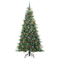 Albero di Natale Artificiale con Rami Pieghevoli Verde 240 cm 3397452