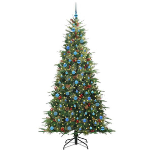 Albero di Natale Artificiale con Rami Pieghevoli Verde 240 cm 3397452