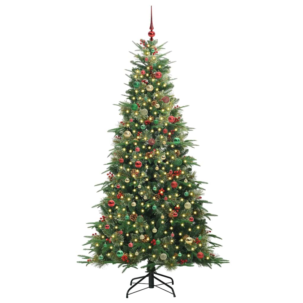 Albero di Natale Artificiale con Rami Pieghevoli Verde 240 cm 3397453