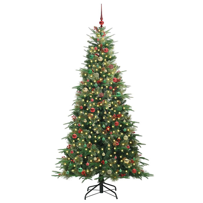 Albero di Natale Artificiale con Rami Pieghevoli Verde 240 cm 3397453