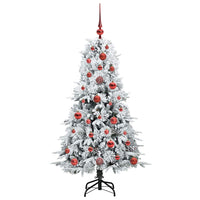 Albero di Natale Artificiale con Rami Pieghevoli Verde 120 cm 3397458