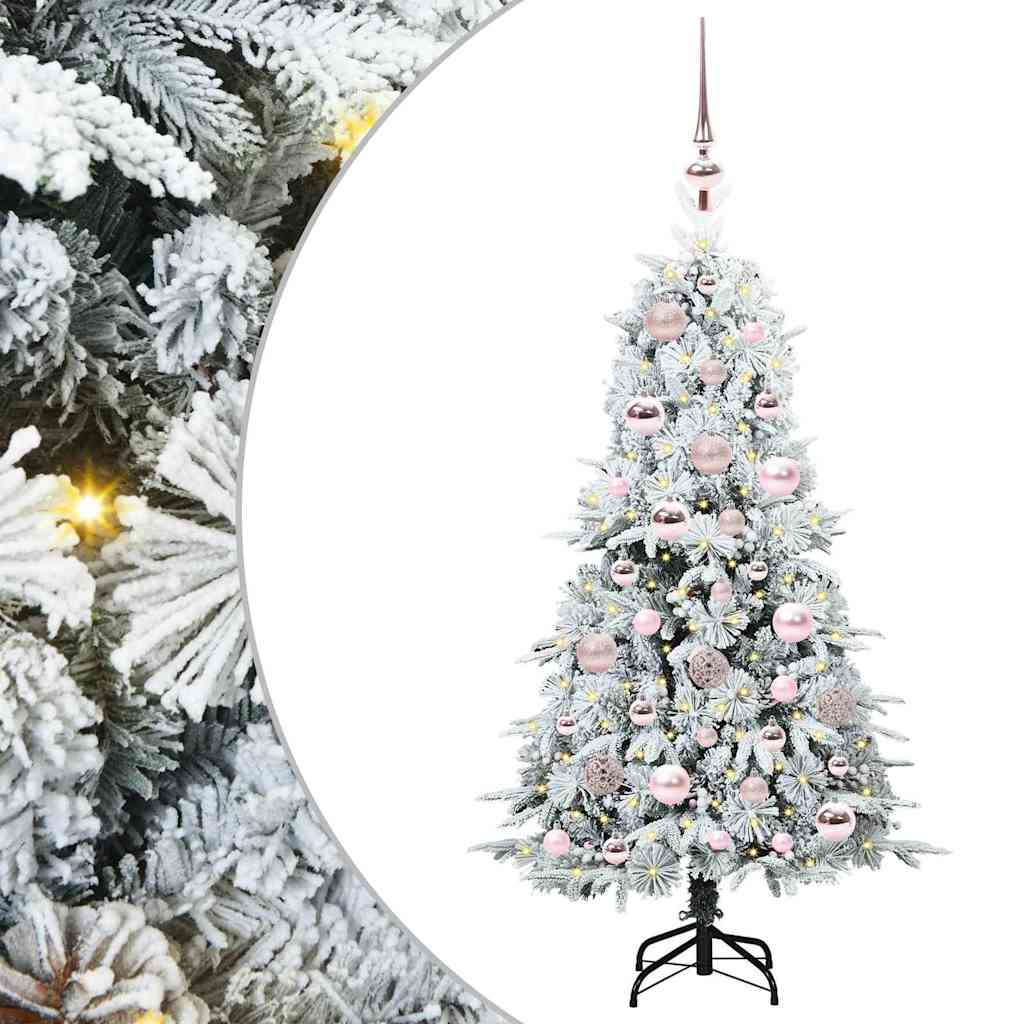 Albero di Natale Artificiale con Rami Pieghevoli Verde 120 cm 3397460