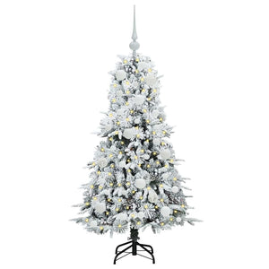 Albero di Natale Artificiale con Rami Pieghevoli Verde 120 cm 3397461