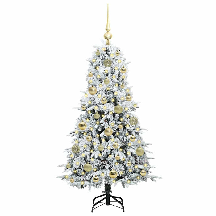 Albero di Natale Artificiale con Rami Pieghevoli Verde 120 cm 3397462