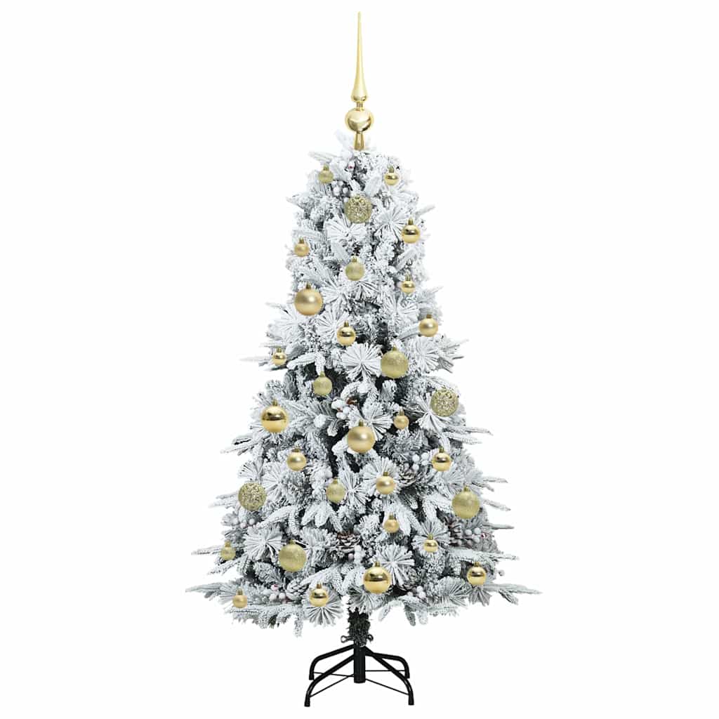 Albero di Natale Artificiale con Rami Pieghevoli Verde 120 cm 3397462
