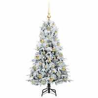 Albero di Natale Artificiale con Rami Pieghevoli Verde 120 cm 3397462