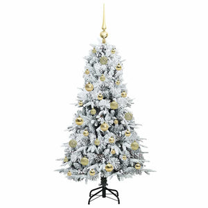 Albero di Natale Artificiale con Rami Pieghevoli Verde 120 cm 3397462