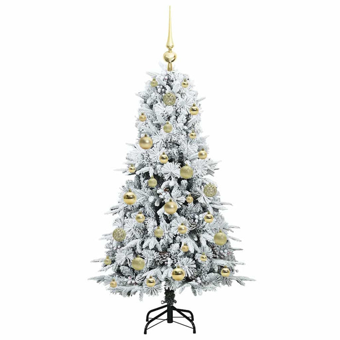 Albero di Natale Artificiale con Rami Pieghevoli Verde 120 cm 3397462
