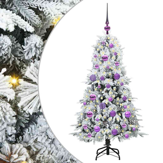 Albero di Natale Artificiale con Rami Pieghevoli Verde 120 cm 3397464