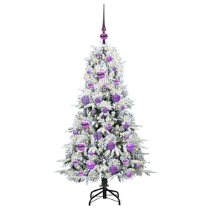 Albero di Natale Artificiale con Rami Pieghevoli Verde 120 cm 3397464