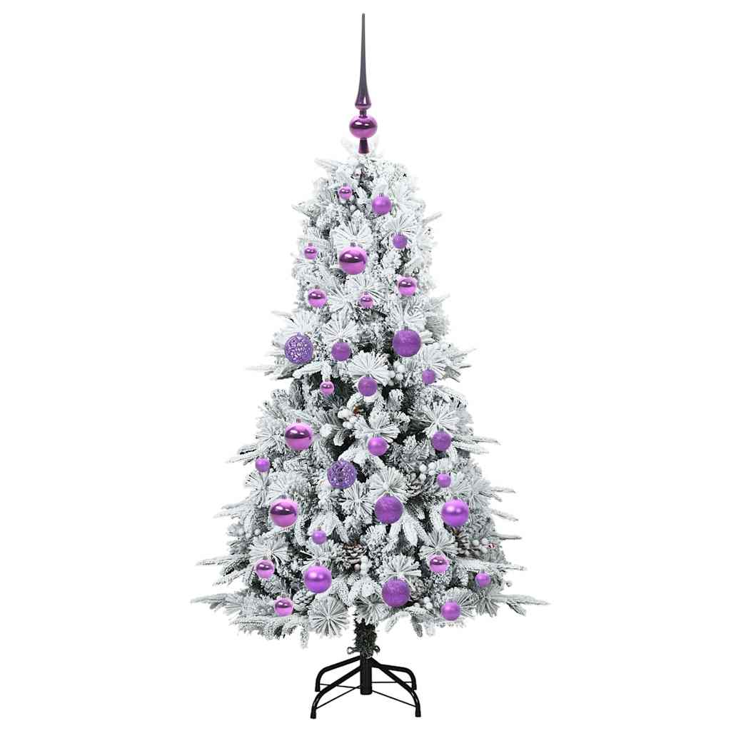 Albero di Natale Artificiale con Rami Pieghevoli Verde 120 cm 3397464