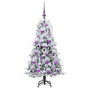 Albero di Natale Artificiale con Rami Pieghevoli Verde 120 cm 3397464