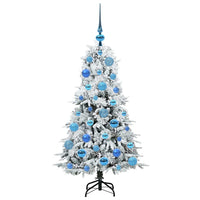 Albero di Natale Artificiale con Rami Pieghevoli Verde 120 cm 3397465