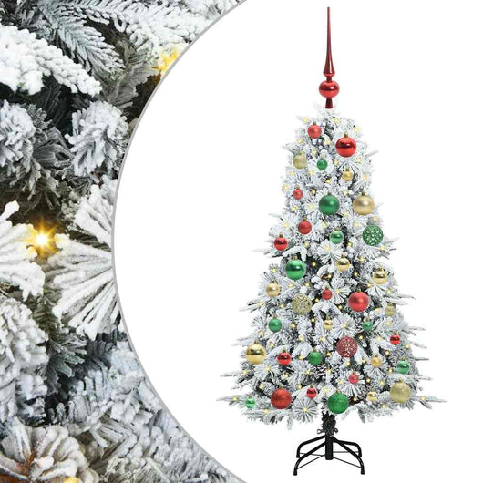 Albero di Natale Artificiale con Rami Pieghevoli Verde 120 cm 3397466